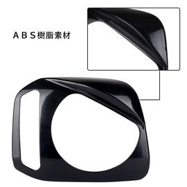 Front Headlight Cover,MOVOTOR Jimny JB23 Front Exterior Parts Angry Eye Cover Black For Suzuki JB23 / JB33 / JB43 All Years
