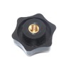 20Pcs M5x25mm Stainless Steel Thread Replacement Star Hand Knob Tightening