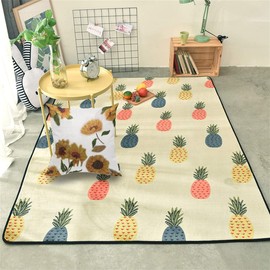 Decorative Throw Pillow Cover Flower Floral Pattern Bohemian Style Design Cushion Cover for Home Couch Decor (DRD393-9, 45 * 45CM)