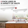 2 Pack Stove Gap Covers, 316 Stainless Steel, Length 25.5"-51"