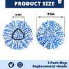 Spin Mop Head Refill for RinseClean 2-Tanks System, 6Pcs Rotating