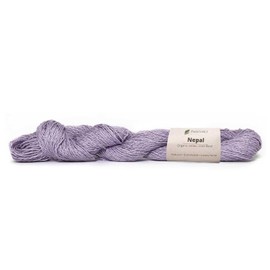 Pascuali Nepal 60% Organic Cotton Knitting Wool 40% Linen for Knitting and Crocheting Lavender 23