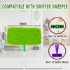 Reusable Microfiber Mop Pads for Swiffer Sweeper - Wet &