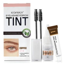 Pigmento De Cejas Y Pestañas Profesional Indeleble Iconsign Color Café Obscuro                                                                        
