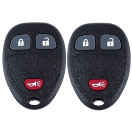 Keyless Entry Remote Control Car Key Fob for 07-2013 Chevy Silverado Avalanche Suburban Tahoe Equinox Traverse aptiva Sport Express/ GMC Sierra Yukon Savana Acadia (OUC60270, OUC60221) 2 Pack