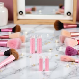 4Pcs Pink Hair Rollers with Clip,Portable Hair Volume Clip, Volumizing Hair Root Clips, Bangs Curler DIY, Styling Accessories, Self Grip Root, Rollers