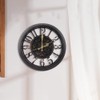 ALEOHALTER Wall Clock, Outdoor Clock Silent Non-Ticking Metal Clock Decorative