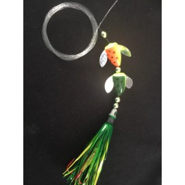 High Percentage Salmon Trolling Flies And Rigs #6 Spin N Glo Spinnie One Pack