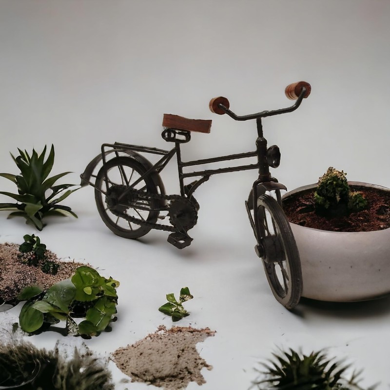 FTWDesign Decorative Item Men's Bicycle Decorative Metal in Black