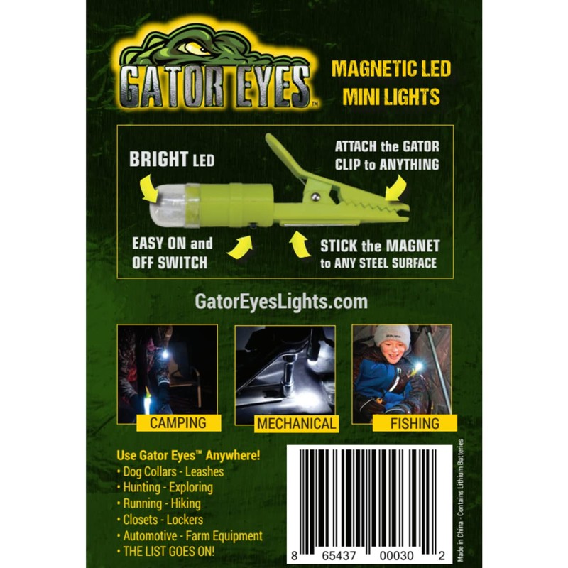 Gator Eyes Multi-use Mini Lights 5-Pack, Model SXI-L001
