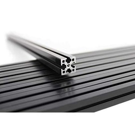 MakerBeam XL Black Anodized Beams 200x15x15mm 4 Pieces