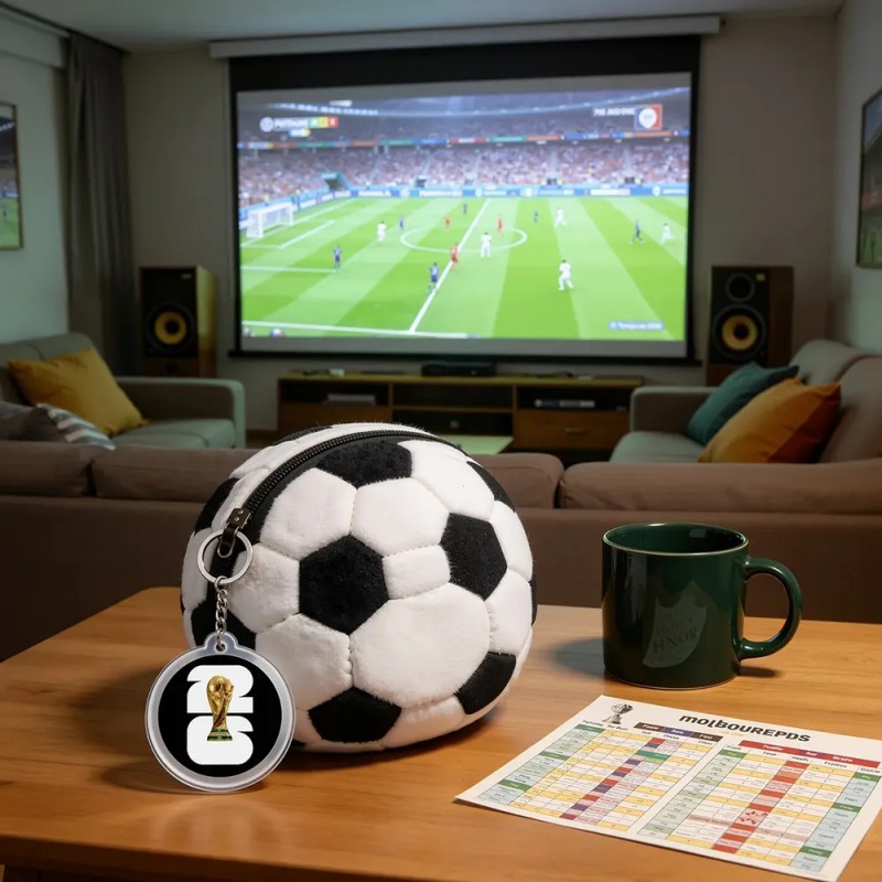20pcs Llaveros Para Copa Del Mundo 2026 Con Logotipo Trofeo