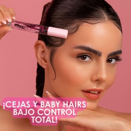 PINK UP Organic Brows Gel transparente para peinar la ceja Aporta definición y volúmen Máxima Fijación Suave textura Gel para cejas Maquillaje Rimel Modelo PKOE01