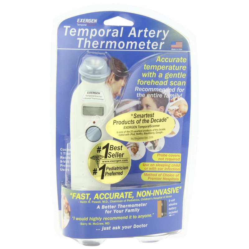 Exergen Thermometer, Temporal Scanner 1 thermometer