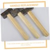 Operitacx Wooden Hammer Handle Replacement Durable Outdoor Tool Accessory Solid