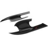 4pcs Carbon Fiber Style External Outer Door Bowl Handle Cover