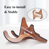 Coret Universal Portable Wooden Guitar Stand, Acoustic and Classical Guitar