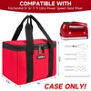 LEFOR·Z Hand Mixer Carrying Bag Compatible with KitchenAid 5/6/7/9 Ultra