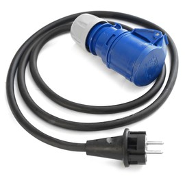 Volkswagen 7H7972253 Adaptor Cable Power Cable Schuko Plug to Power Current 230 V