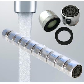 Neoperl Faucet Cascade Aerator Low Flow 0.5 gpm Aerated Bathroom Stream Standard Dual Threaded (Lime 10 Pack), 31 2200