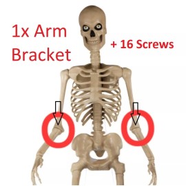 Heavy Duty Arm Bracket WITH 16 SCREWS Replacement 12 foot skeleton Home Depot