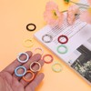 PATIKIL 25mm/1" Metal Spring O Rings, 12 Pcs Spring Gate