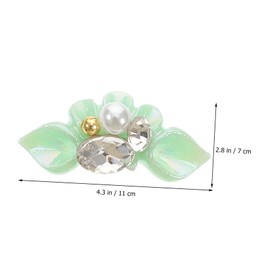BIUDECO 15Pcs Nail Charms Nail Pearls Decorative Studs Elegant Resin Accessories for Home and