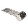 7 Wheel Pastry Cutter Roller Stainless Steel Multifunction Adjustable Width
