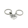 Split Hearts 'BEST B*TCHES' Matching Keychains Set for 2 (Stainless
