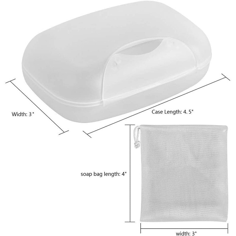 Vonpri Soap Box Holder, Soap Dish Soap Saver Case Container