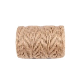 Tofficu 2pcs Jute Rope Tags Jute Twine Wrapping Twine DIY Crafts Jute Twine Jute Thread Burlap Twine Garden Twine Jute Cord Crafts Twine Artificial Jute Twine Natural Ribbon