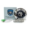 LimeWorks Hot Rod Parts 6-Bolt Horn Button with Chrome Trim