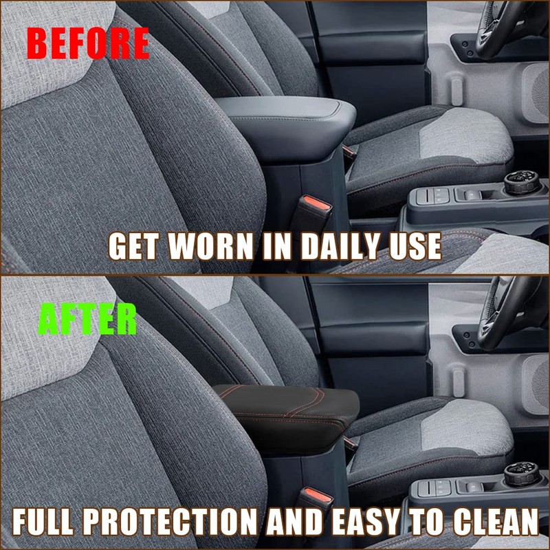 Muslogy Center Console Armrest Cover Compatible with Ford Maverick XL