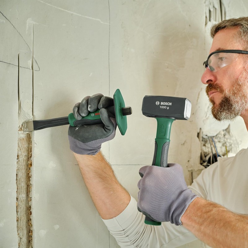 Bosch Flachmeißel 22-250mm (Doppelt gehärtete Meißelsklinge für anspruchsvolle Aufgaben; Chrom-Vanadium