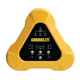 Clore Automotive CHARGE IT! 4506 6/12V (6/2) Amp Smart Charger, Yellow