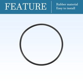 QUARKZMAN Nitrile Rubber Seal O-Rings 55 mm x 51 mm x 2 mm for Tap Plumbers Repair Seal Connection, Black Pack of 10