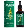 Hatmanlabs Mullein Drops for Lungs, Mullein Leaf Extract for Lung