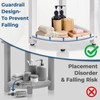 KingPavonini HDPS Corner Shower Stool for Shaving Legs, Waterproof, White