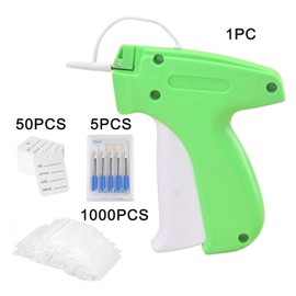 AUTUUCKEE Stitch Gun for Clothes,Mini Quick Repair Garment Sewing Machine,Quick Clothing Fixer, Price Label Gun,Mini Micro Stitch Gun for Clothes,Tag Gun,for Bazaar, Clothes(Green)