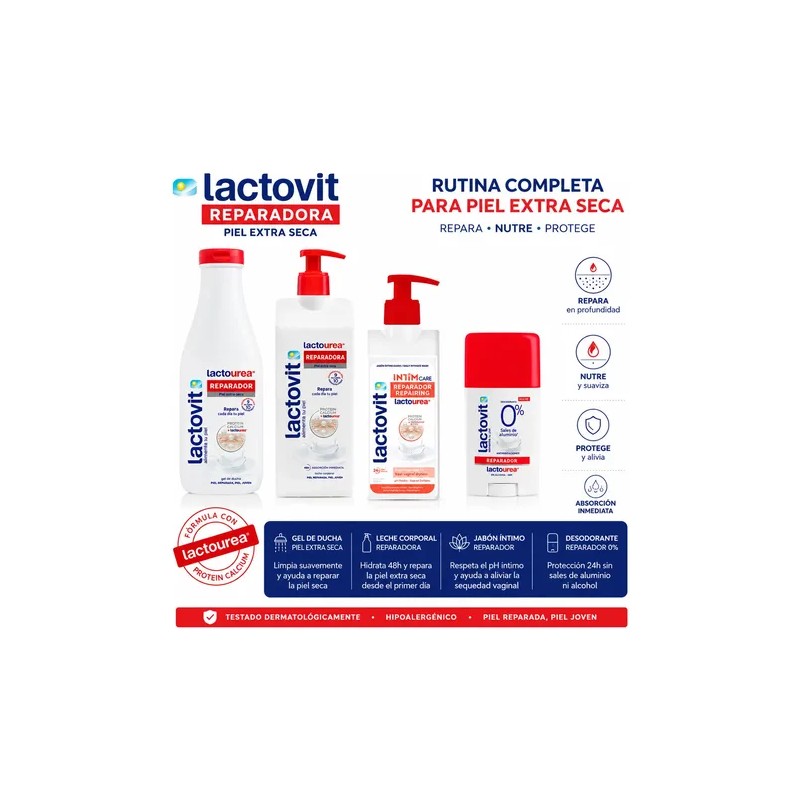 Kit Lactourea Crema, Desodorante, Gel Intimo Y Corporal