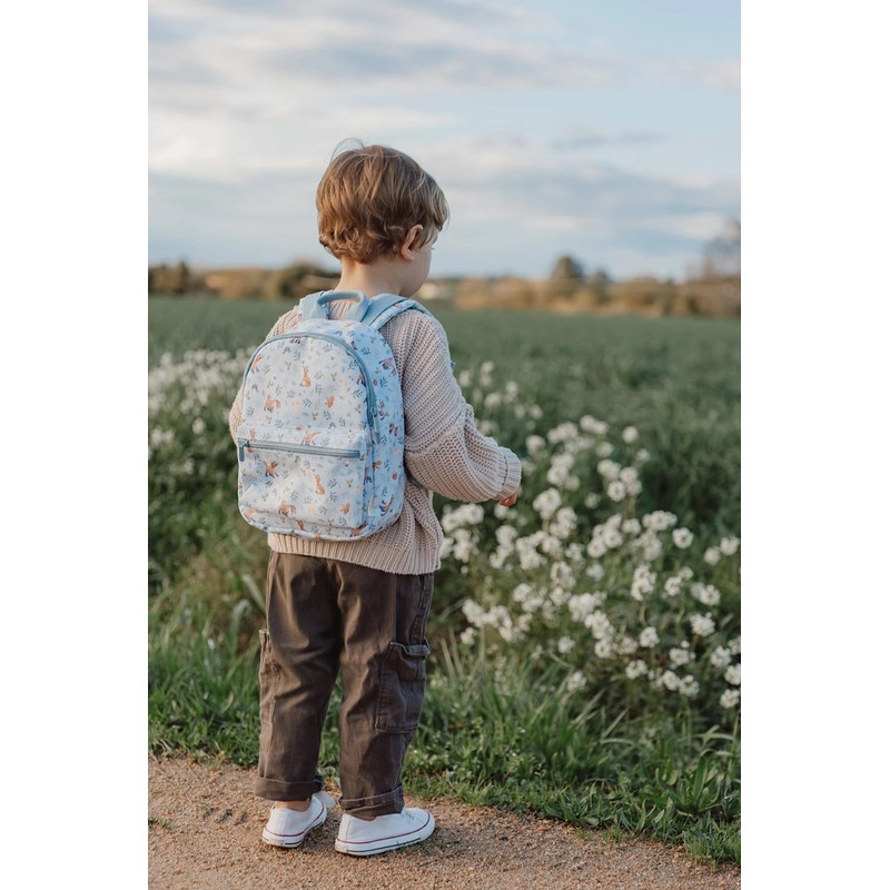 Little Dutch Forest Friends 4911 Children's Rucksack Blue (29 x