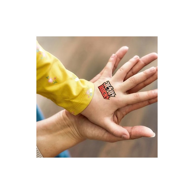 Fun Express 2 1/4" Jesus Rocks Tattoo-Filled Plastic Easter Eggs