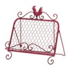 Smart Living Company Decorative Red Rooster Cookbook Stand Holder, None