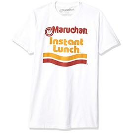 Maruchan unisex adult Ramen Noodle Instant Lunch Logo T-shirt T Shirt, White, X-Small US