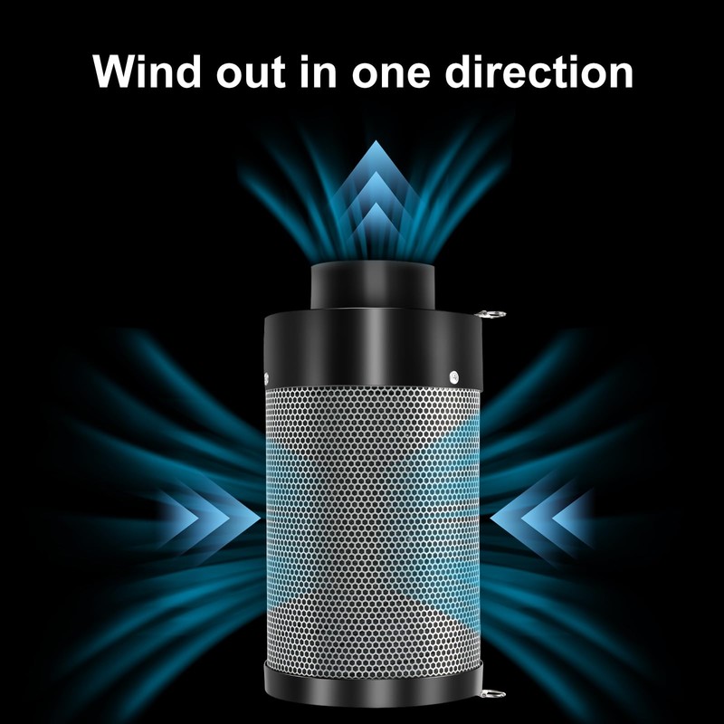 ATOUR 4 Inch Air Carbon Filter with Australian Virgin Charcoal