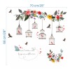 DaraBaby Vinil Decorativo Hogar Ramas Jaulas Retro Sala Habitación