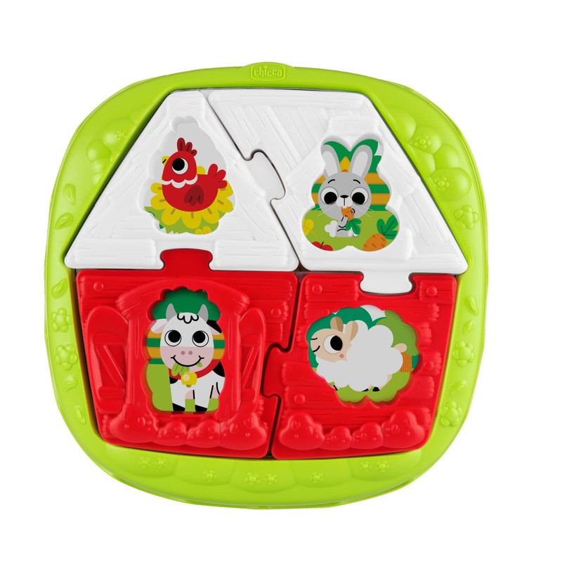 CHICCO 2-in-1 House & Farm Puzzle