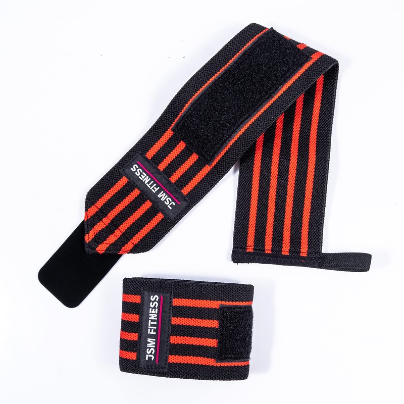JSM FITNESS® Wrist Wraps for Stabilizing Wrist and Strengthening Grip