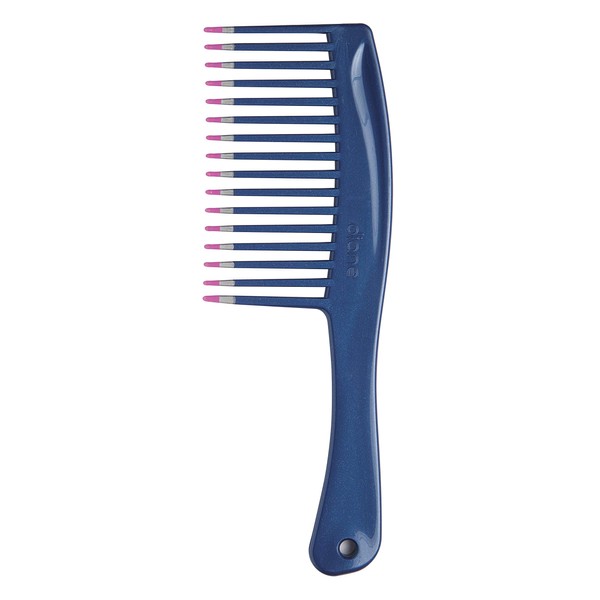 Mebco High Volume Comb HV1N Navy, Comb through your hair, Smooths your hair, Hair detangler, For thick, coarse and thin hair, For all hair types, Hair care, Shower