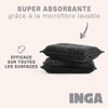 INGA - 2 reusable washable sponges - Special surfaces, double